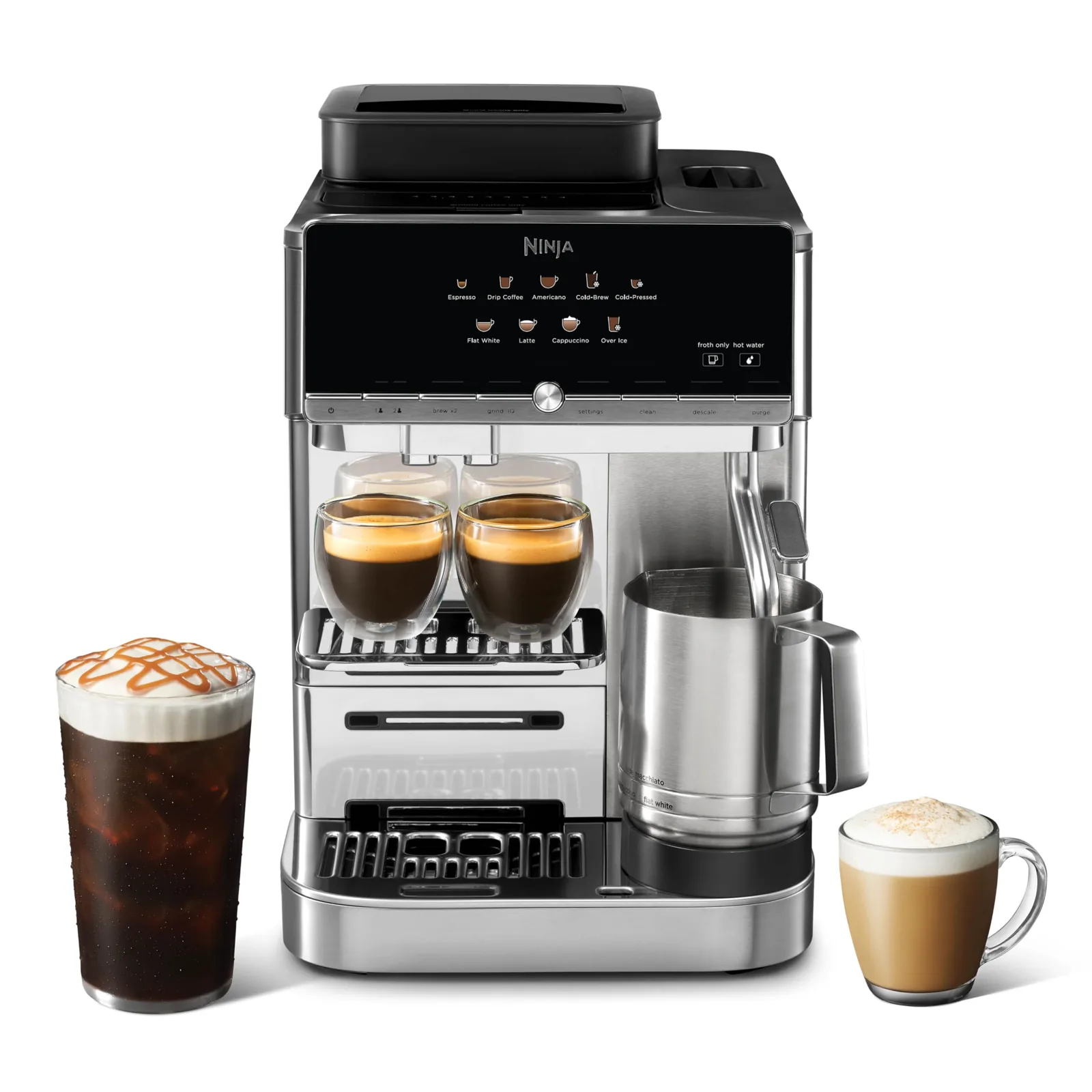 Ninja AutoBarista Fully Automatic Espresso, 10 Drink Options, AE1001